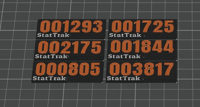 Stick-on StatTrak Counter by Zeidy85 - MakerWorld