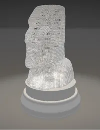 Lampe statue Moaï — photo 1