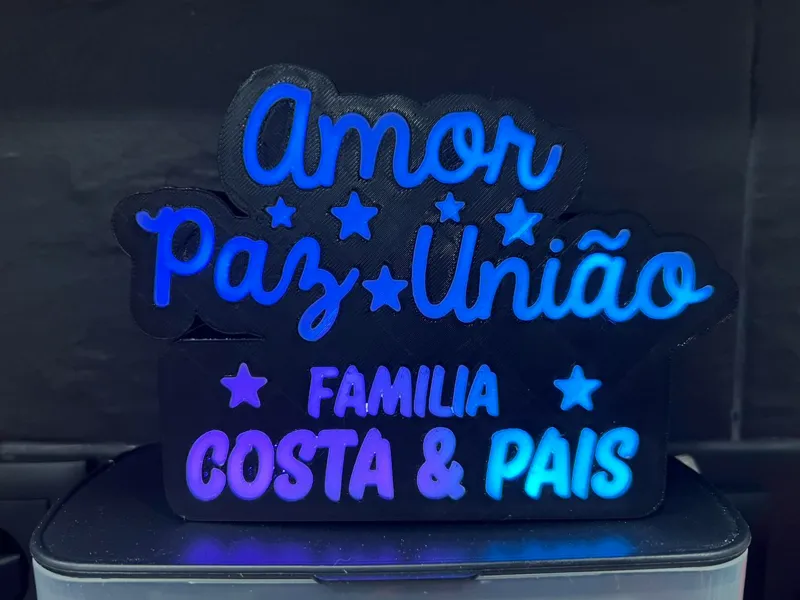 Luminária Família