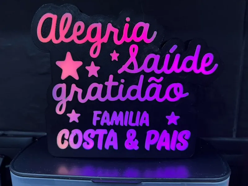 Luminária Família
