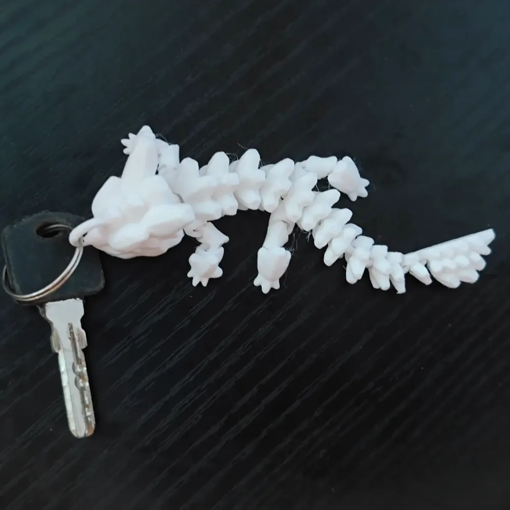 Blocky Dragon Keychain by Th3YgMan - MakerWorld