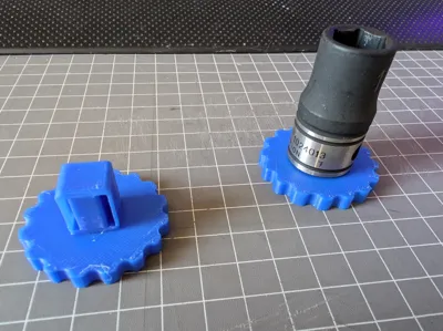 1/2 in thumb screw socket adapter
