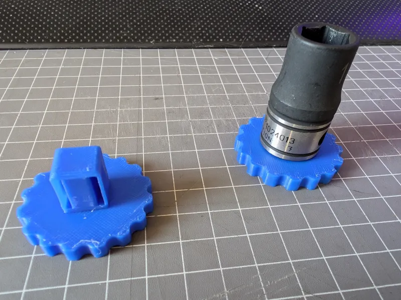1/2 in thumb screw socket adapter