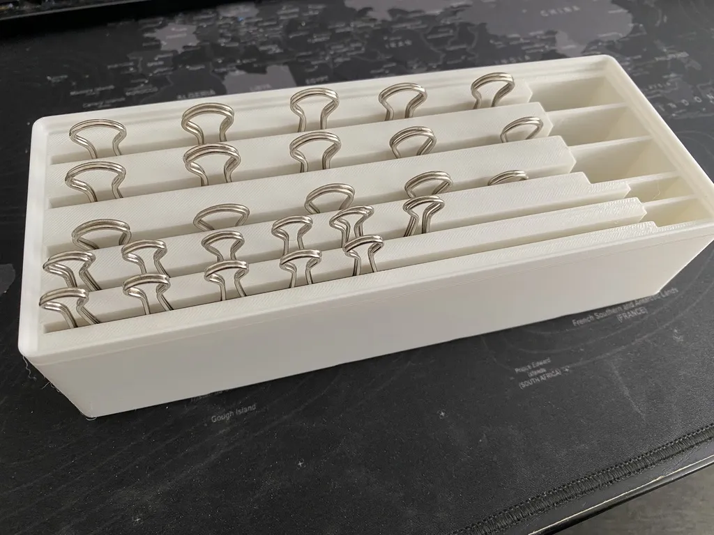 Gridfinity Binder clips holder - Free 3D Print Model - MakerWorld