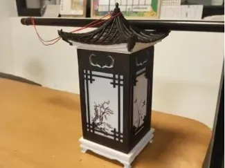 中国风四君子灯笼
