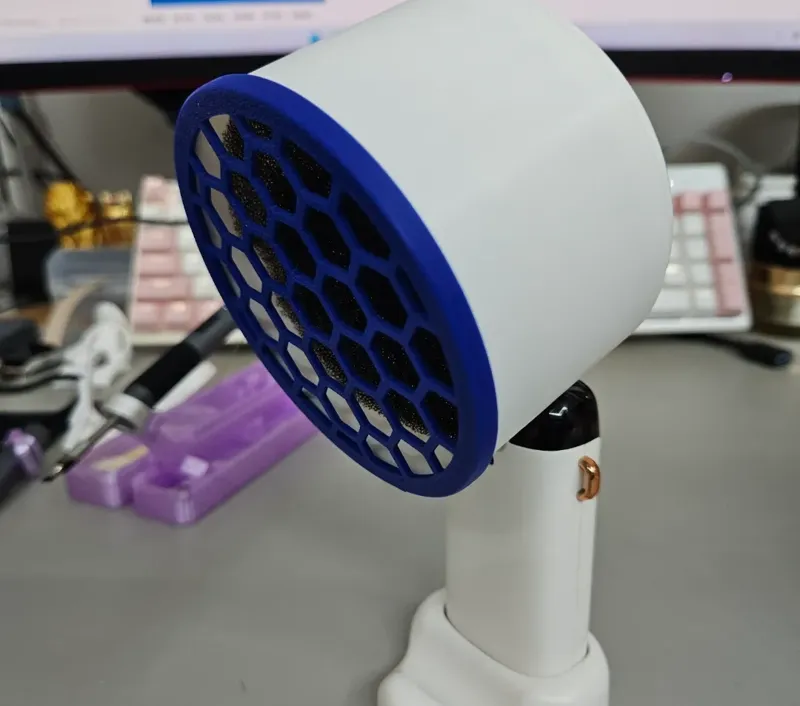 手持小电扇改电烙铁吸烟器