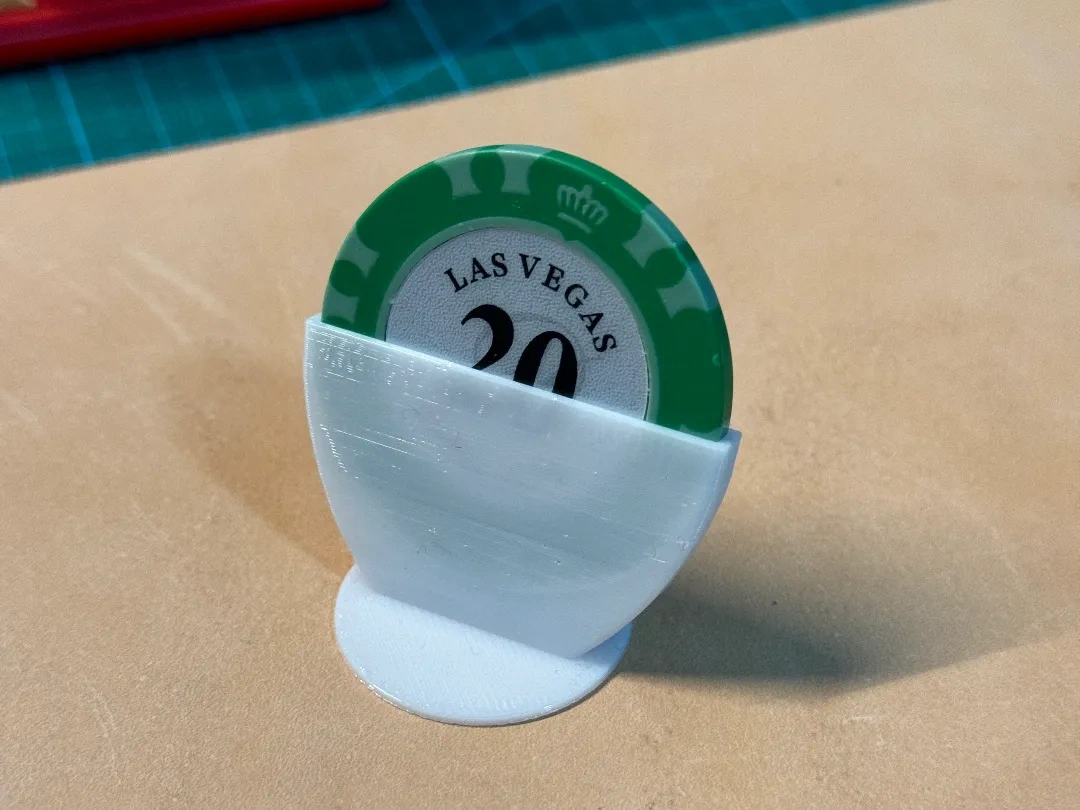筹码收纳单个 直径40mm厚度3.2mm