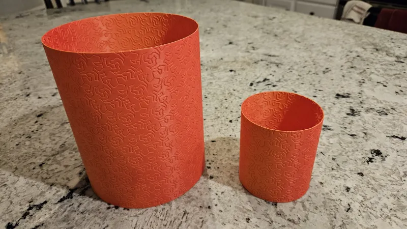 MC Escher Tesselated Lizard Bucket & Pencil Holder