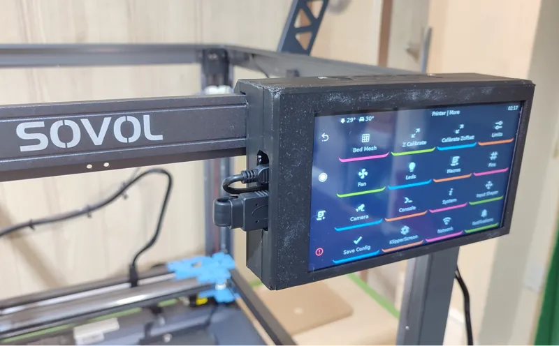 7'' Monitor Case - Sovol SV08 - Fusion 360 file