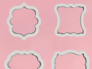 Mini Plaque Cookie Cutters