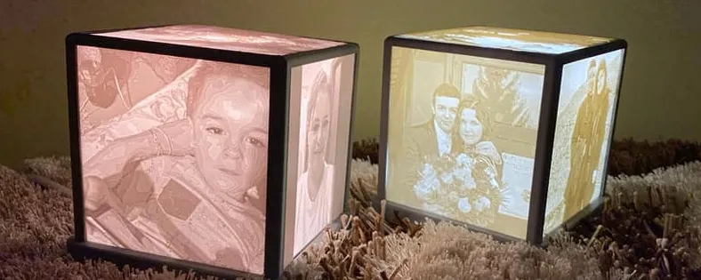 Lithophane lamp