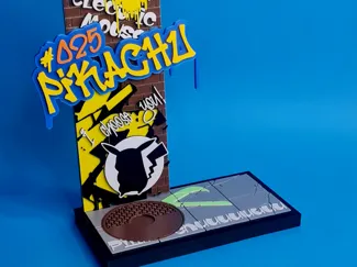 Tagged Galaxy Display Stand #001 Pikachu