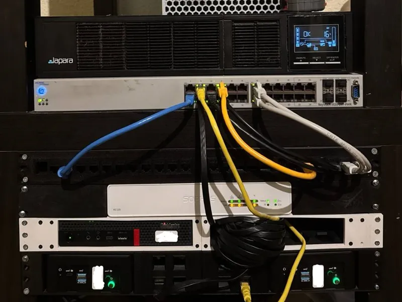 Intel NUC Lack - Rack 3D Printed Mount