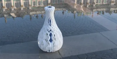 Hollow Twisted Vase