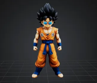 Songoku Superwarrior with Sunglasses