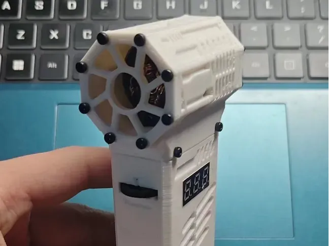 赛博朋克风暴力风扇外壳模型