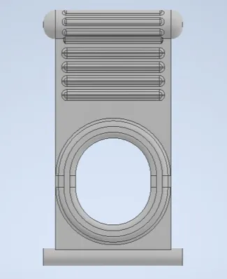 Caravan roller shutter handle