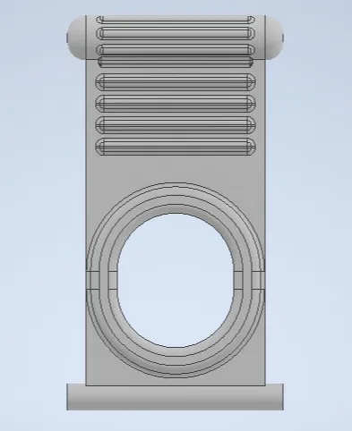 Caravan roller shutter handle
