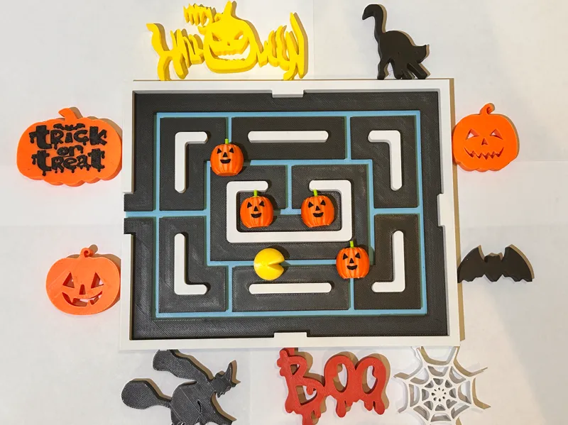 Pac-Man Halloween Edition Fridge Magnet (Large)