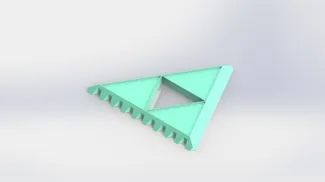 Triforce ice scraper
