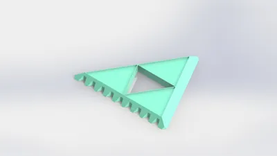 Triforce ice scraper
