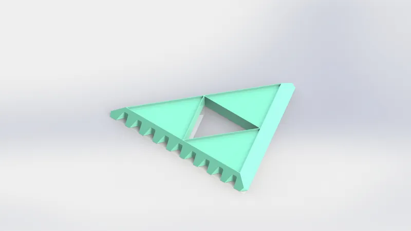 Triforce ice scraper