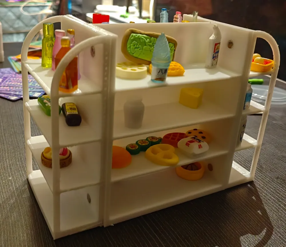 Mini Shelf (Magnetically Assembled) - Free 3D Print Model - MakerWorld