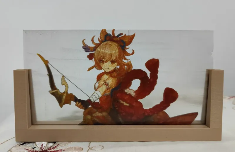 3d打印彩色照片：原神——宵宫