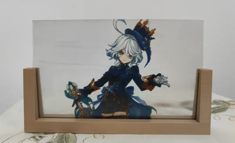3d打印彩色照片：原神——芙宁娜