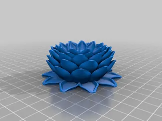 Dahlia Inspired Flower By MazAndAttero