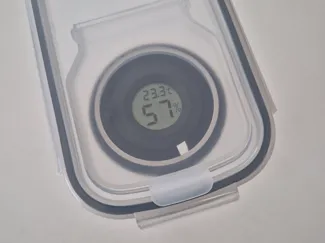 Hygrometerhalter für Getreideboxen 4L für Filament