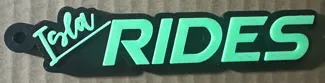 Isla Rides keychain