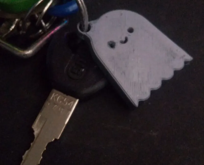 Happy Ghost keychain