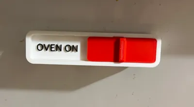 Oven Reminder On/Off Slider Magnet
