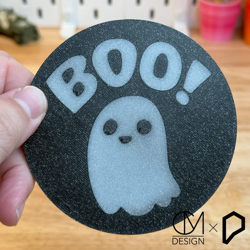 Ghost-er Thermochromic Coaster