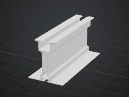 Steel Beam Cross Section