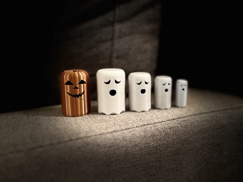 Stacking Pumpkins and Ghosts