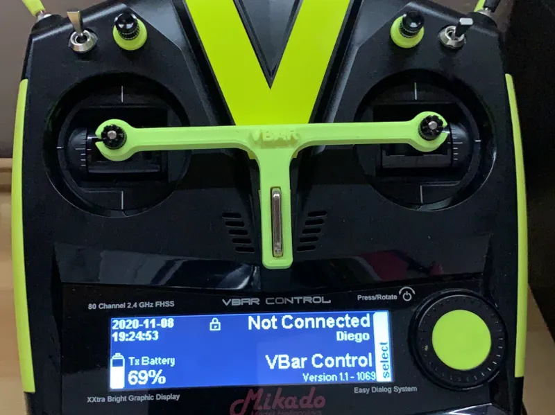 Stick gimbal protection mikado Vbar control