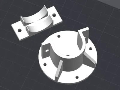 30mm Diameter Flange Mount