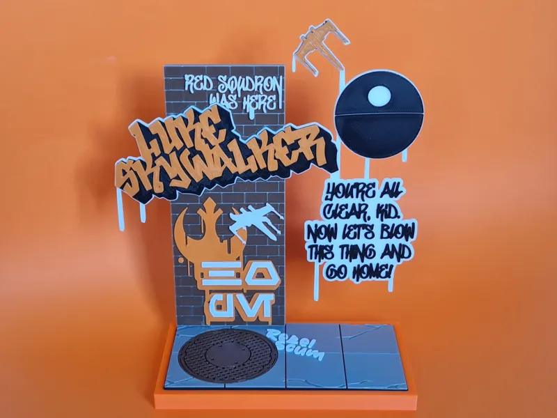 Tagged Galaxy Display Stand #004 Luke Skywalker I