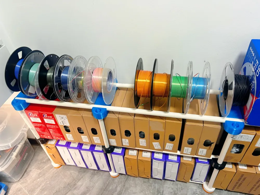 Filament Pvc Storage Practical Filament Storage Rack by 关灯DIY - MakerWorld