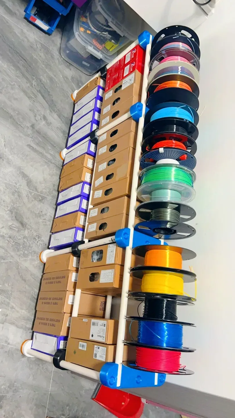Practical Filament Storage Rack by 关灯DIY - MakerWorld