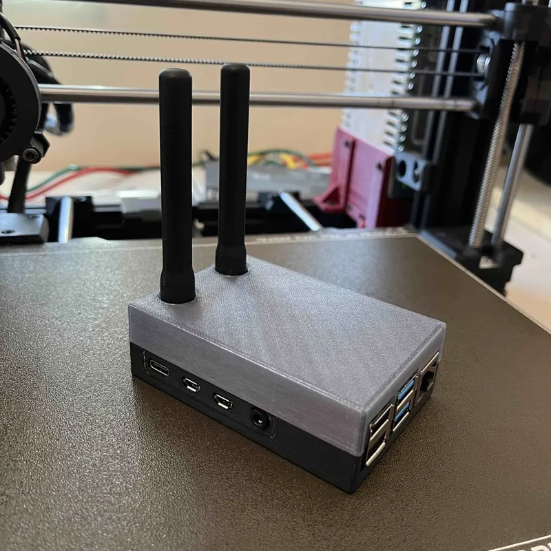 MMDVM_HS_Dual_Hat Raspberry Pi 4 Case