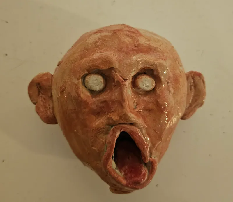 Ceramics art head