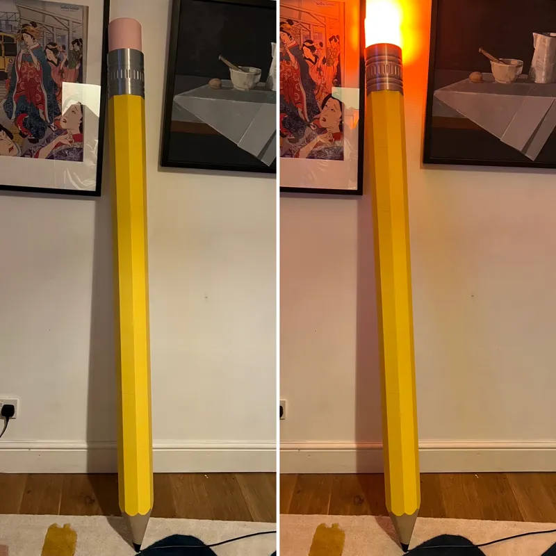 Giant Pencil Lamp
