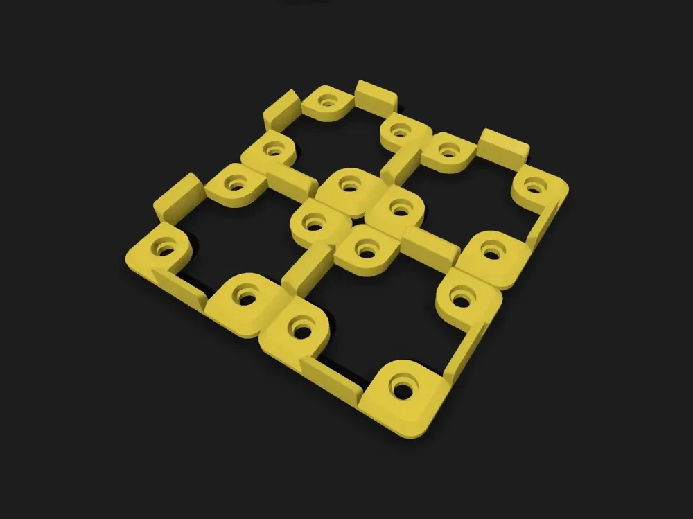Gridfinity base plate [6x2 mm magnets] No glue required Remixed by 吧唧熊 ...