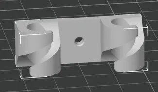 cable holder with screw slot