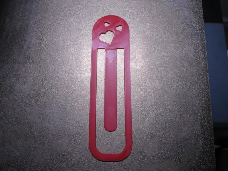 Bookmark with 3hearts