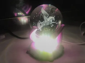 Crystal Ball LED Holder