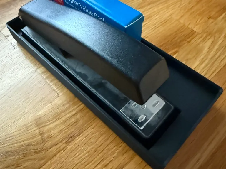 Gridfinity stapler organization